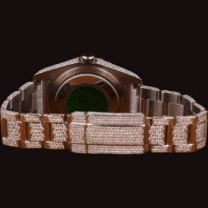 Custom Manufacturer Fully Iced Out Moissanite Bust down <b>Watch</b> Quartz Movement Luxury Hip Hop Style Luxurious Man's Made <b>Watch</b> - Product Image 3