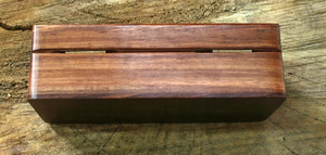 โดมิโนไม้ฝังทองเหลืองในกล่องไม้สำหรับจัดแสดง - Product Image 4