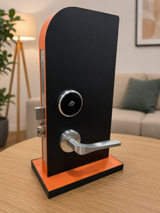 ระบบควบคุมการเข้าออกด้วยคีย์การ์ดอิเล็กทรอนิกส์แบบสมาร์ท RFID สแตนเลส รุ่น SPLIT RFID LOCK ของ TES Hotel Split Lock สำหรับโรงแรม - Product Image 1