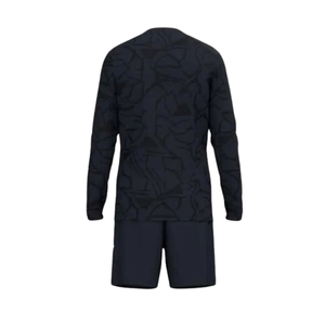 Ensemble de gardien de but Tonal Contour, maillot à col rond à manches longues, short, uniforme de football pour hommes, séchage rapide, écologique, respirant, polyester - Product Image 2