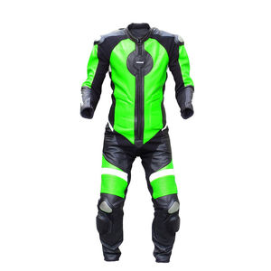 Traje de Motocicleta de Cuero Personalizado para Conductores de Talla Grande - Impermeable, Cortavientos, Transpirable, Anti-UV, de Secado Rápido, Ropa Deportiva de Carreras, Último Modelo - Product Image 1