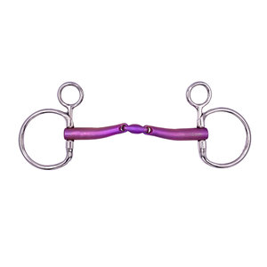 Tough Tack Nouvelle Muserolle Baucher à Double Articulation en Titane Rose 2026 - Product Image 1