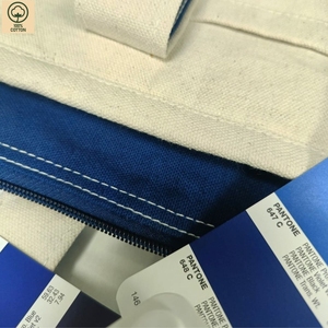 380 GSM Cotton Canvas Insulated Cooler Tote <b>Bag</b> Food <b>Cooling</b> 49.5x17.2x39.3 cm Custom Logo Wholesale OEM Model SS225-12oz - Product Image 6