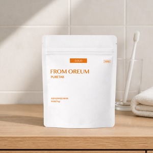 [FROM OREUM] Gamme Soins Bucco-Dentaires Away From Home – Recharge de Dentifrice Solide pour Brossage Quotidien, Voyage Personnel, Vente au Détail - Product Image 4