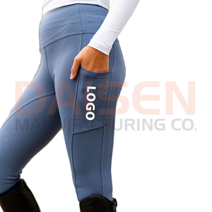 Leggings d'équitation pour femmes à grip intégral, motif silicone, taille haute, extensibles, respirants et confortables - Product Image 5