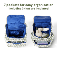 Sac à dos Oxford pour enfant avec fermeture éclair supérieure, compartiment isotherme pour collations et repas, sac d'école personnalisé et imperméable pour enfants