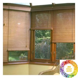 Custom <b>Bamboo</b> Curtain <b>Screen</b> Natural Red Yellow Colors for Outdoor Shade Interior Decoration Commercial and Retail Supply - Product Image 2