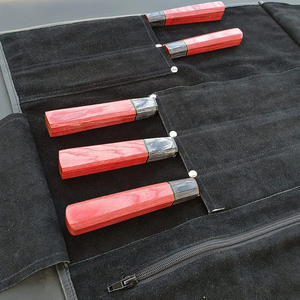 LEGACY BLADES Ensemble de 5 couteaux de chef en acier Damas faits à la main, manches en bois pleine longueur, design ambidextre, durables et éco-responsables - Product Image 4
