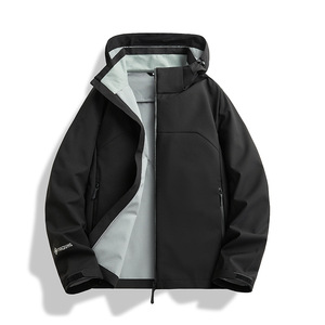 Chaqueta de Senderismo para Exteriores, con Cierre Completo, Logotipo Personalizado, Impermeable, Cortavientos, para Hombre y Mujer - Product Image 2