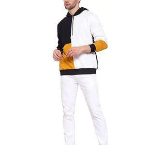 Sweat à capuche pour homme en tissu polaire, mélange polyester/coton, respirant, séchage rapide, logo sur le devant, impression personnalisable, décontracté - Product Image 5