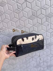 Nouveau luxe grande capacité usiné à la main en cuir fermeture à glissière poignée souple pour organisateur femmes voyage cosmétique maquillage sac - Product Image 3