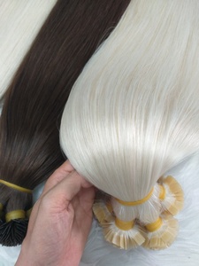 Vente en gros d'extensions de cheveux humains à double tirage extensions de cheveux à la kératine pré-collée cheveux à pointe plate 2025 - Product Image 3