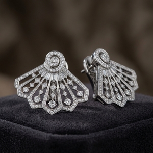 Offre Spéciale : Pendentif et Boucles d'Oreilles de Luxe en Or 10k, 14k, 18k avec Diamants de Laboratoire de Qualité Supérieure pour la Vente en Gros - Product Image 3