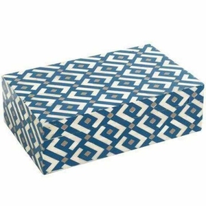 Artisan Craft Box Bone Inlay Wooden Jewelry Box Custom Design Storage <b>Case</b> for <b>Earrings</b> Rings Necklaces and Bracelets - Product Image 1