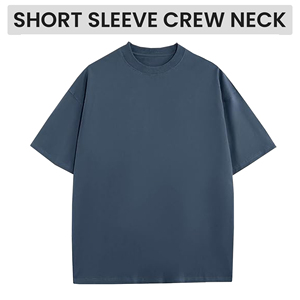 Camiseta de Hombre, Talla Grande, 100% Algodón, Cuello Redondo, Manga Corta, Tejido Grueso, Corte Holgado, Diseño Liso, Ecológica - Product Image 2