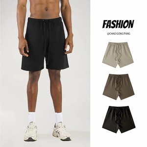 Pantalones Cortos Bermuda Casuales de Verano para Hombre, Estilo Americano, Transpirables, de Felpa Tejida, Ecológicos, de Secado Rápido, con Elástico en la Cintura de 5 Puntos - Product Image 2