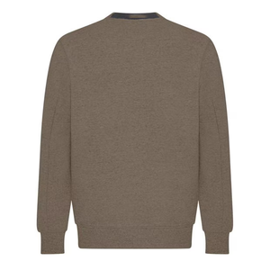 Sweat-shirt à col rond pour homme, couleur unie, manches longues avec poche latérale, vêtement d'automne, 100% coton, polaire respirant - Product Image 2