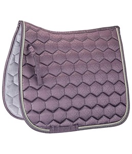 Foam Satin Polyester-Filled Synthetic Outer Shell Breathable Riding Horse <b>Equestrian</b> Dressage Western Full English Saddle Pads - Product Image 1