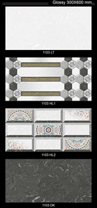 Gạch Ốp Tường Gốm Kỹ Thuật Số 30X60Cm Phong Cách Ả Rập 300X600Mm Vật Liệu Xây Dựng Tráng Men Bóng 12X24 Nhà Cung Cấp Công Ty - Product Image 3