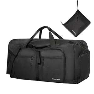Travelhouse Black Softback <b>Duffel</b> <b>Bag</b> 25L TPU Zipper Closure Sports <b>Waterproof</b> Storage <b>Bag</b> with Adjustable Shoulder Strap - Product Image 3