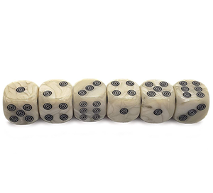 Dés en os rustiques faits à la main, finition naturelle, grand format, pour jeux de pelouse, dés de jeu en bois naturel pour l'extérieur - Product Image 3