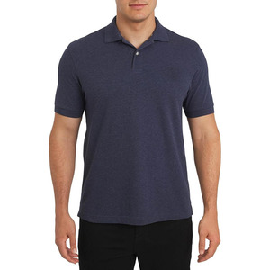 Polo pour homme gris fumé à manches courtes, décontracté, uni, en tissu respirant, logo personnalisé, OEM ODM disponible - Product Image 1