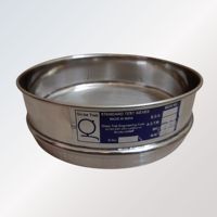 Tamiz de prueba de suelo de acero inoxidable, tamiz de cribado de arena para laboratorio, pantalla de prueba de tela metálica