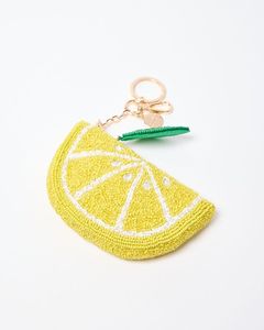 Porte-clés artisanal en perles de rocaille, porte-clés tendance, breloque de sac à prix avantageux - Product Image 1