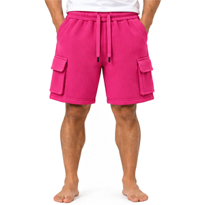Pantalones Cortos de Punto Waffle para Hombre al por Mayor, Casuales, Deportivos, con Cintura Elástica y Cordón, para Verano, Fitness, Gimnasio, Entrenamiento, OEM Personalizado - Product Image 1