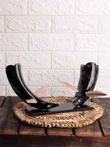 Pièce décorative artisanale en corne d'oiseau pour la décoration de la maison et la présentation sur table à un prix abordable - Product Image 5