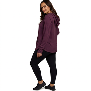 Customized Fitness <b>Long</b> <b>Sleeve</b> Sports <b>Tops</b> Loose Plus Size Women Sportswear Fitness Clothes Custom Women Sportswear hoodie - Product Image 4