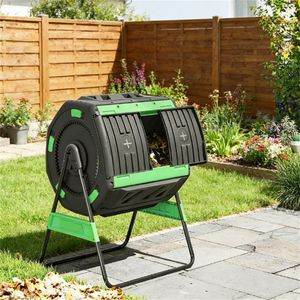 Composter da Esterno Verde con Aeratore per Compostaggio - Product Image 1