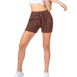Prix de gros – Nouveaux shorts taille haute en coton pour femmes et jeunes filles, grandes tailles, couleur personnalisable - Product Image 2