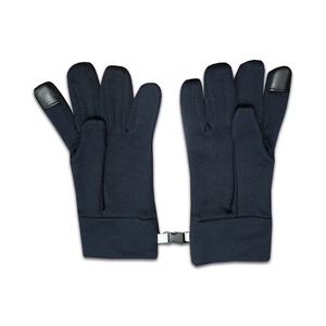 Gants en polyester noir pur, gants tricotés, gants de travail pour la construction - Product Image 1