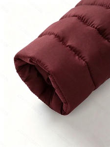 Custom OEM <b>Men</b> Casual Hooded Puffer Jacket Heavyweight Side Pockets Winter Coat - Product Image 3