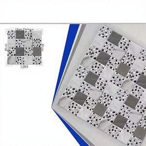 Baldosas de suelo de estacionamiento de porcelana digital de piedra de granito verde de 400x400mm para baño al aire libre del fabricante de fábrica al por mayor - Product Image 1