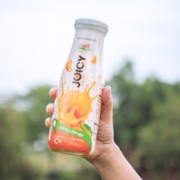 Jus de fruits sain 100% raisin naturel, pomme, mélanger le jus avec de la vitamine C 405ML bouteille Nawon Premium Quality Juice Drinks Factory