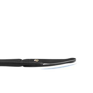 Tijeras para Vello Nasal de Alta Calidad, 3.75 Pulgadas, Cuchillas Curvas de Seguridad con Punta Redondeada, Color Negro, Tijeras Pequeñas para Vello Facial y de Oídos - Product Image 5