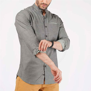 Chemises boutonnées en tissu doux, chemises boutonnées classiques pour les réunions de travail, style décontracté et pour le week-end - Product Image 6