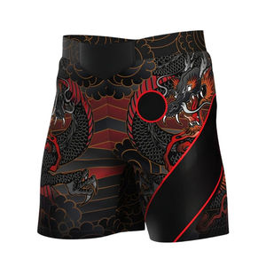 Pantalones Cortos de Muay Thai de Tailandia al por Mayor de Alta Calidad, Logotipo Personalizado, Satén, Cintura Elástica Media, Secado Rápido, Transpirables - Product Image 6