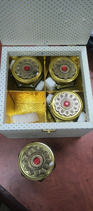 Premium White Metal Dry Fruit <b>Box</b> With Jars Luxury <b>Gift</b> <b>Box</b> For <b>Sweets</b> Nuts And Festive Use - Product Image 2