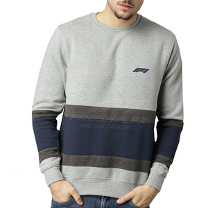 Sweat-shirts pour hommes grande taille à contraste de couleurs, basiques, col rond, vêtements pour hommes - Product Image 1