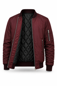 High Quality Wholesale Winter Men's High Street Style Stand Collar Quick Dry Nonwoven 100% Cotton Nylon <b>Suede</b> Zipper Solid - Product Image 3