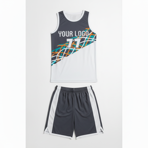 Maillot de basket personnalisé : options d'impression et de broderie, tissu polyester respirant, service OEM, uniforme de basket sur mesure - Product Image 5