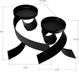 Support de bougie en métal de petite taille, best-seller, finition en laiton unique, fabrication artisanale, éclairage décoratif pour la maison et l'hôtel - Product Image 3