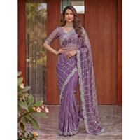 Blouse de sari de créateur avec perles, sequins et broderies pour mariages, fêtes et occasions festives – Mode ethnique indienne élégante