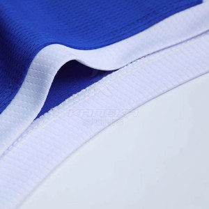 Vêtements de sport personnalisables en polyester respirant pour hommes, nouvelle conception, vente en gros, uniforme de basketball cousu - Product Image 5