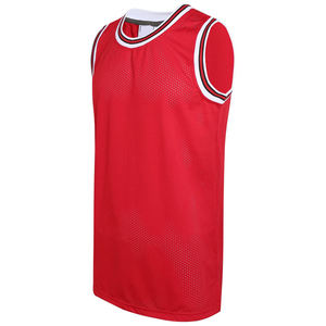 Premium Quality Mesh Sleeveless Basketball Jersey Breathable Sports Tank Top Gym Training Workout Running Fitness Custom Team - Product Image 5