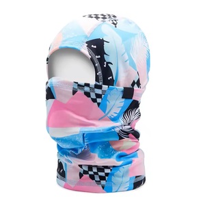 Balaclava unisexe, couvre-visage intégral, 100% polyester, couvre-chef d'extérieur, taille adulte 56-58 cm, respirant, imperméable, impression par sublimation - Product Image 4