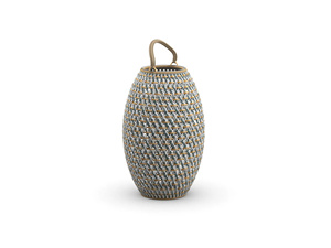 Lámpara Solar Tejida para Jardín, Linterna Exterior, Florero de Porcelana, Decoración para Patio y Jardín - Product Image 1
